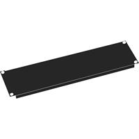 Value 26.99.0300 19 inch Patchkast-afdekking Zwart (RAL 9005)