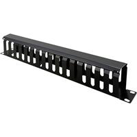 Value 26.99.0306 19 inch Patchkast-frontpaneel 1 HE Zwart (RAL 9005)