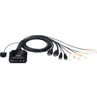 Aten CS22H KVM-switch Zwart