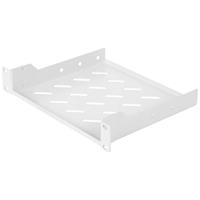 Digitus DN-10-TRAY-2 10 inch Patchkast-apparaatbodem Met luchtsleuven, Geperforeerd Geschikt voor kastdiepte: vanaf 300 mm Grijs