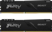 kingston FURY Beast - Geheugen - DDR4 - kit - 16 GB: 2 x 8 GB - DIMM 288-pin - 2666 MHz / PC4-21300