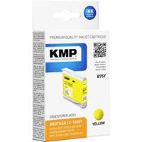 KMP Cartridge vervangt Brother LC1000Y Compatibel Enkel Geel B75Y 1035,4009