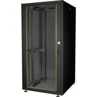 digitus 19 Zoll Netzwerkschrank (B x H x T) 800 x 1590 x 800mm 32 HE Schwarz, Schwa
