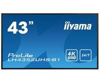 Iiyama ProLite LH4352UHS-B1 Signage Touch Display 108cm (42,5 Zoll) 4K UHD Auflösung, Intel SDM-S Steckplatz
