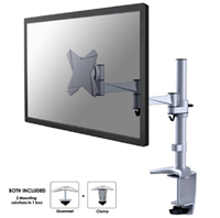 Newstar Bureausteun -Monitorarm  FPMA-D1330Silver