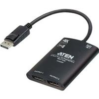 ATEN VS92DP DisplayPort-Splitter 3840 x 2160 Pixel Schwarz