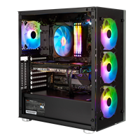 GAMING PC AMD Ryzen 7 3700X 8x 3.60 GHz | 16GB DDR4 | RTX 3060 Ti 8GB | 250GB SSD + 1TB HDD | Windows 10 Home