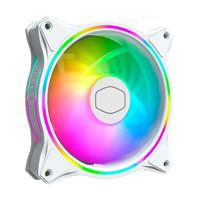 Cooler Master MasterFan MF120 Halo ARGB LED PWM White Case Fan Triple Pack - 120mm