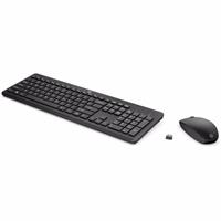 HP 230 Draadloze Toetsenbord en Muis Toetsenbord Zwart