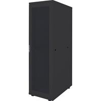 Intellinet Network Cabinet, Free Standing (Basic), 42U, Usable Depth 123 to 773mm/Width 503mm, Black, Flatpack, Max 600kg, Server Rack, IP20 rated, 19", Steel, Single-Point Door Lock, One Lock Per