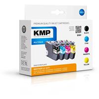 KMP Printtechnik AG  Patrone Brother LC-3217VA LDR Multip. 4x550 S. B58V refilled (1537,4805)