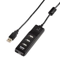 Hama 4 Port USB 2.0-Hub Schwarz