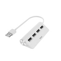 Hama 4 poorten USB 2.0-hub Wit