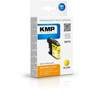 KMP B62YX - Geel - Inkt cartridge (alternative for: Brother LC-223Y) - Inktpatroon Geel