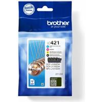 Brother LC-421VAL PagePack 4 stuk(s) Origineel Normaal rendement Zwart, Cyaan, Magenta, Geel