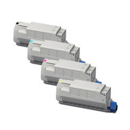 OKI Huismerk  C712 Tonerset 4 Kleuren