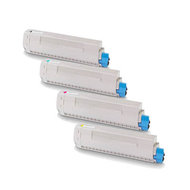 OKI Huismerk  MC853 Tonerset 4 Kleuren