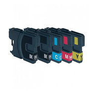 Brother Huismerk  LC-1100BK/LC-980BK Inktcartridges Multipack 5-Pack