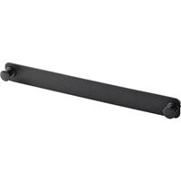 Renkforce RF-4746694 19 inch, 10 inch Patchkast-frontpaneel 1 HE Vast inbouw Geschikt voor kastdiepte: vanaf 300 mm Zwart