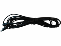 Voeding verlengkabel 8 meter zwart (12V)