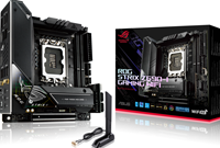ASUS ROG STRIX Z690-I GAMING WIFI Mainboard - Intel Z690 - Intel LGA1700 socket - DDR5 RAM - Mini-ITX
