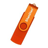 ShanDian High Speed Flash Drive 8GB - USB en USB-C Stick Geheugen Kaart - Paars