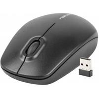 Natec Merlin - mouse - 2.4 GHz - black - Maus (Schwarz)