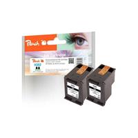 Peach Patrone HP Nr.302 0B319611 schwarz Twinpack komp. (PI300-653) - 