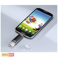 Hama FlashPen Laeta Twin, USB 3.0, 256GB, 40MB/s »Schwarz«