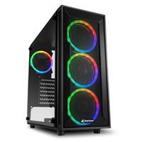 Sharkoon TG4M RGB, ATX, Zwart