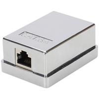 Digitus DN-93712 Netwerkdoos Opbouw (op muur) CAT 6A 1 poort Zilver