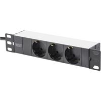 Digitus DN-95411 10 inch Patchkast-stekkerdoos Geschikt voor kastdiepte: vanaf 300 mm Zwart