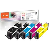 Peach Patrone Canon Nr.580XL/581XL,PEA,Multi-Pack,REM,FW kom (PI100-378) - 