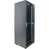 Intellinet 19  Netzwerkschrank Basic Line 32 HE 1588x600x800mm Flatp Traglast 600kg schwarz 19 Zoll