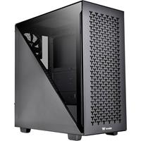 Thermaltake Divider 300 TG Air Black Midi-tower PC-behuizing Zwart 2 voorgeïnstalleerde ventilators, Zijvenster, Stoffilter