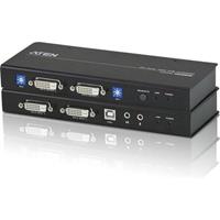 Aten KVM Extender USB Dual View DVI KVM