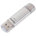 Hama USB-Stick C-Laeta, Type-C USB 3.1/USB 3.0, 64GB, 40 »Silber«