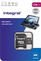 Integral geheugenkaart microSDXC V30, 128 GB