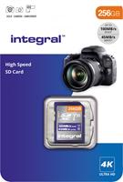 Integral geheugenkaart SDXC V30, 256 GB