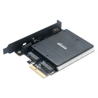 Akasa M.2 PCIe & SATA RGB LED Adapter