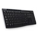 Logitech Wireless Keyboard K270. Toetsenbord formaat: Volledige grootte (100%), Connectiviteitstechnologie: Draadloos, Aansluiting: RF Draadloos, Toetsenbordindeling: QWERTY, Aanbevolen gebruik: Unive