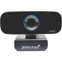 Webcam REDFLEXX REDCAM RC-250, Full HD, 1920 x 1080 px, USB 2.0, 360/90° panoramaverbinding, videocompressie, zwart