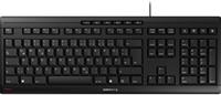 CHERRY Tastatur STREAM, QWERTZ, USB, schwarz