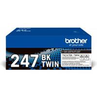 Brother TN-247BKTWIN. Zwarte toner paginaopbrengst: 3000 pagina's, Printkleuren: Zwart, Aantal per verpakking: 2 stuk(s)