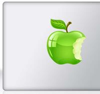 Sticker Laptop Groene appel
