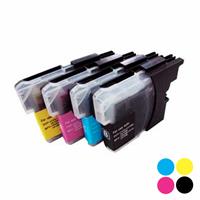 IVOL vervangende cartridge voor Brother LC-223CYMBK - Cyaan, Geel, Mag