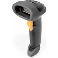 DIGITUS 1D Barcode Handscanner, 200 Scans/Min., grau