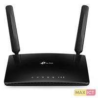 TP-Link TL-MR6500v. Type WAN-aansluiting: RJ-45. Wifi-band: Single-band (2.4 GHz), Wifi-standaard: Wi-Fi 4 (802.11n), WLAN gegevensoverdrachtsnelheid (max): 300 Mbit/s. Interfacetype Ethernet LAN: Fas