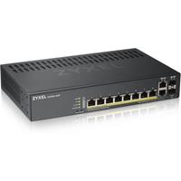 Zyxel ZyXEL GS1920-8HPv2 10-Port Smart mgd Gigabit Switch 8x PoE+