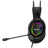 Denver GHS-130 Over Ear headset Gamen Stereo Zwart